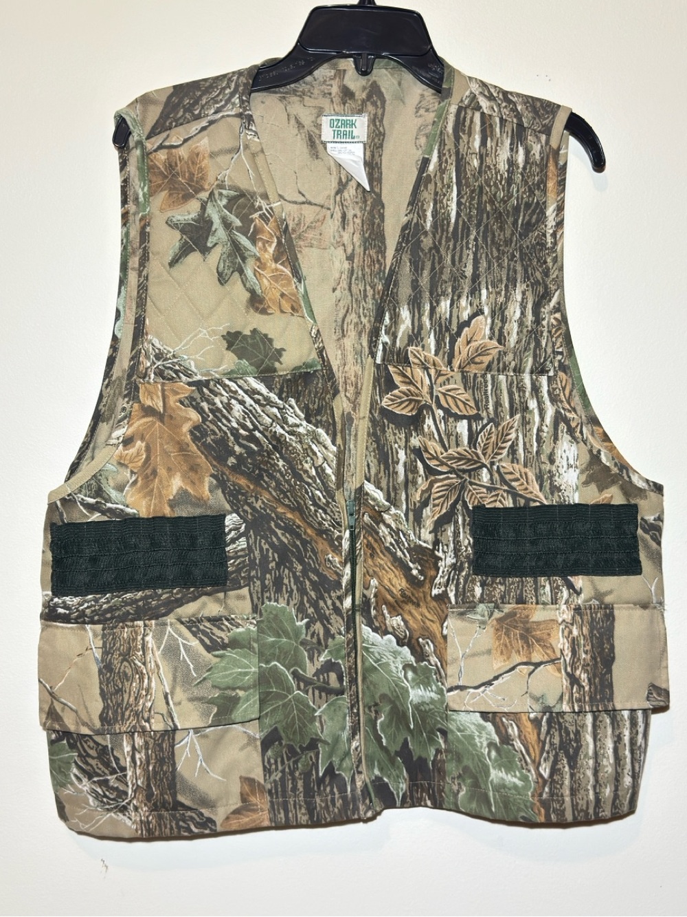 Ozark Trail Brown Green Camo Field Vest